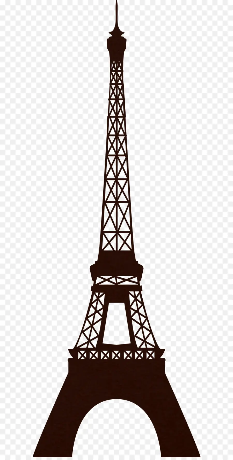 La Torre Eiffel，Silueta PNG