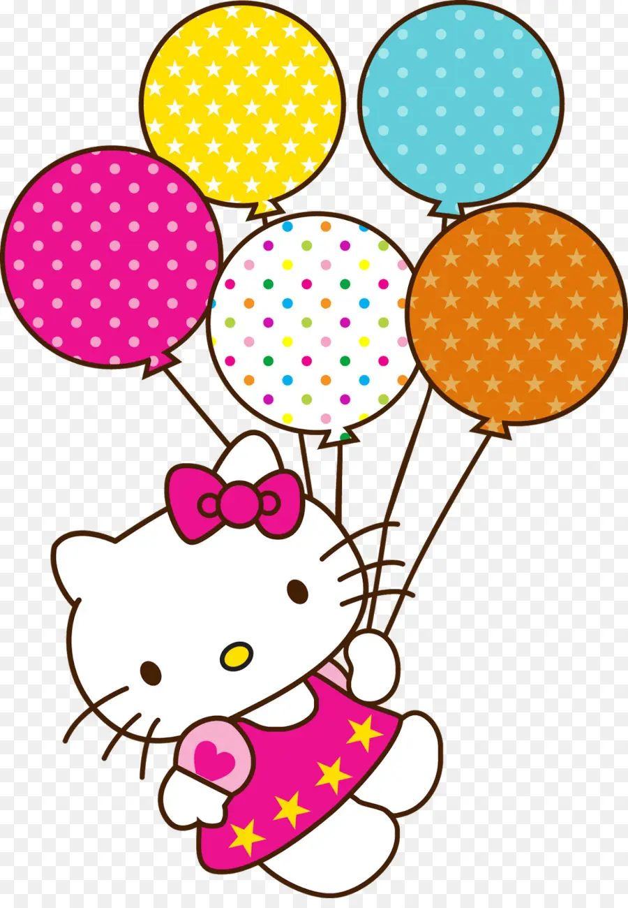 Hello Kitty，Pastel De Cumpleaños PNG