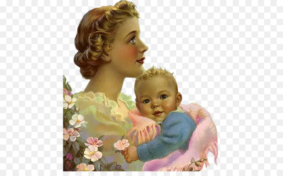 Madre E Hijo，Flores PNG