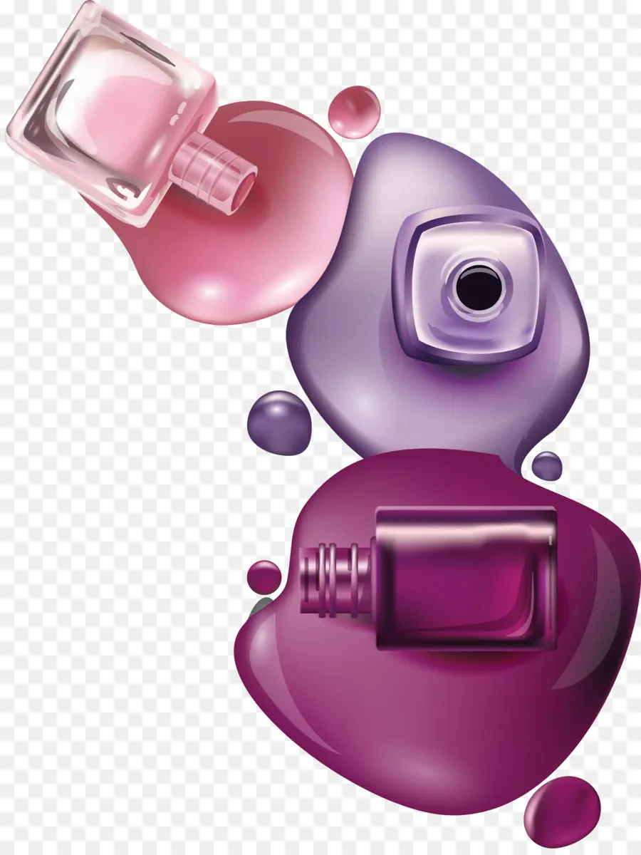 Esmalte De Uñas，Rosa PNG