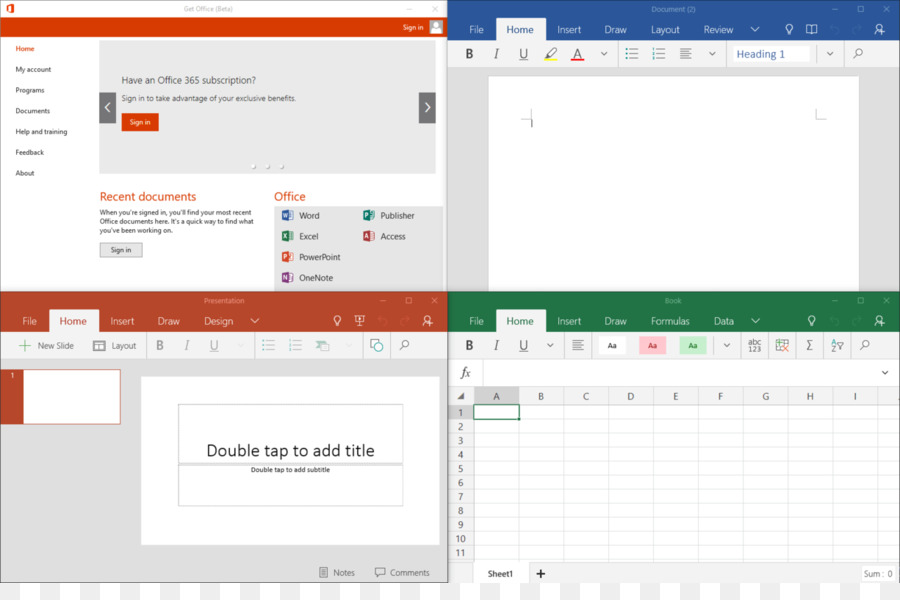 Software De Computadora，Microsoft Office Mobile PNG