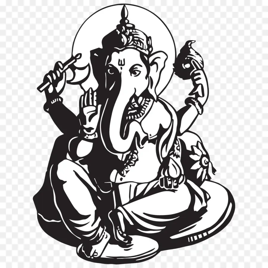 Ganesha，La Calcomanía De Pared PNG