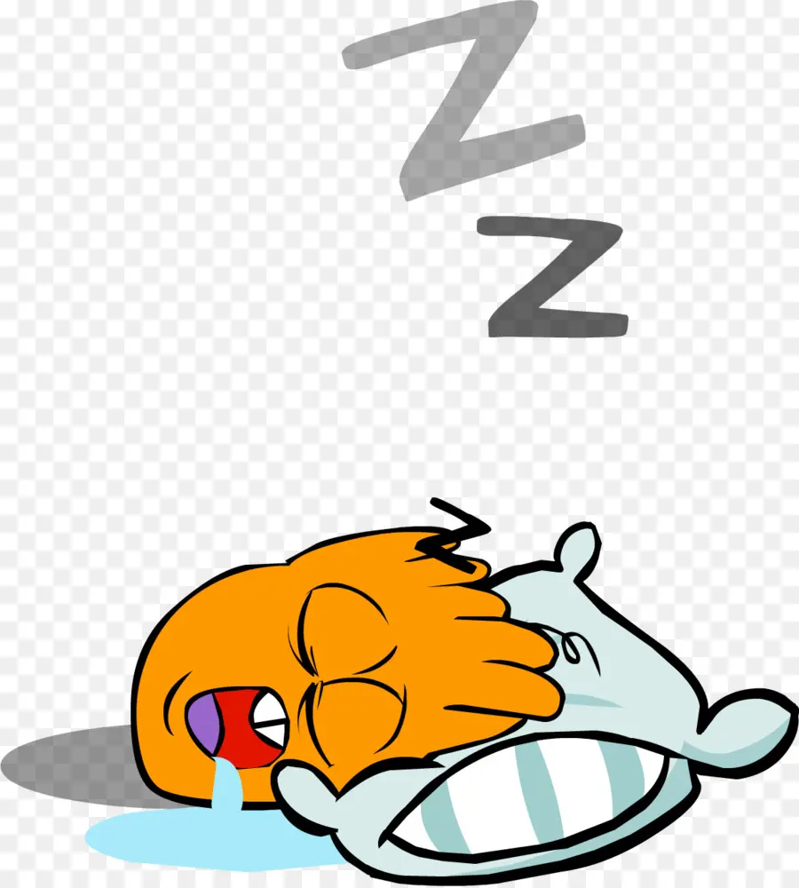 Personaje De Dibujos Animados Durmiendo，Dormir PNG