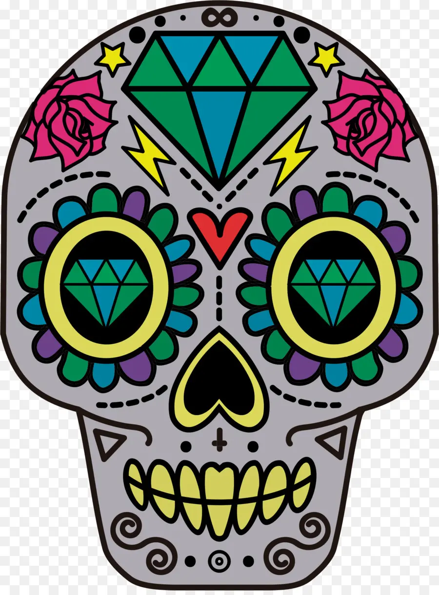 Calavera，Cráneo PNG