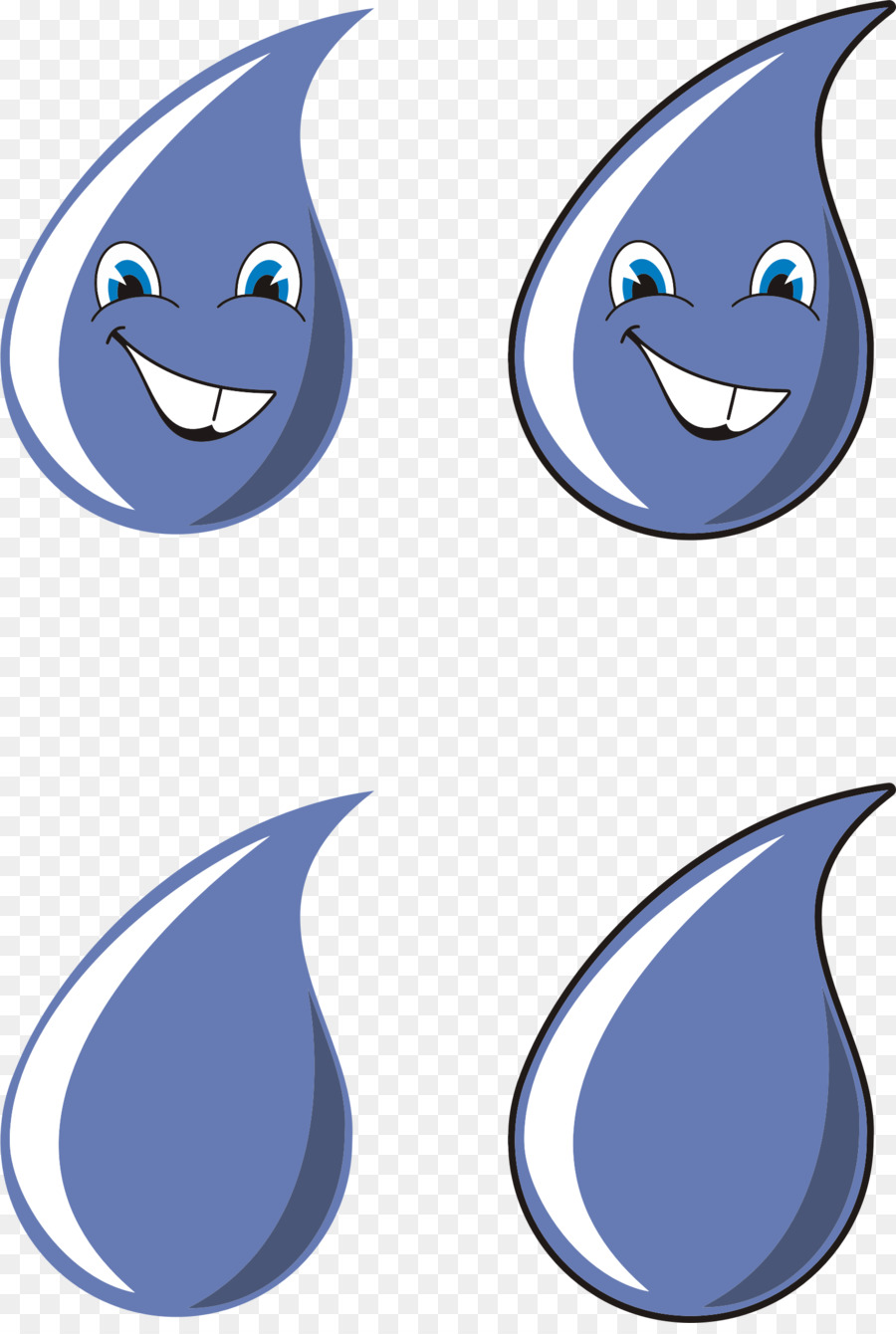 Gotas De Agua，Dibujos Animados PNG