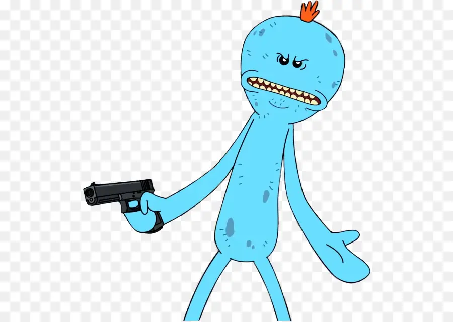 Meeseeks Y Destruir，Arma De Fuego PNG