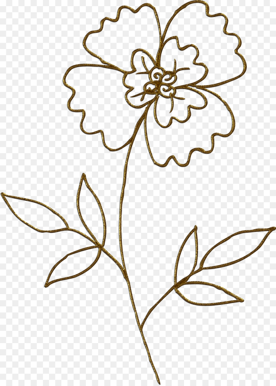 Dibujo De Flores，Pétalos PNG