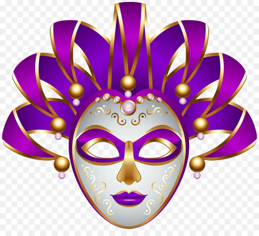 Mardi Gras En Nueva Orleans，Máscara PNG