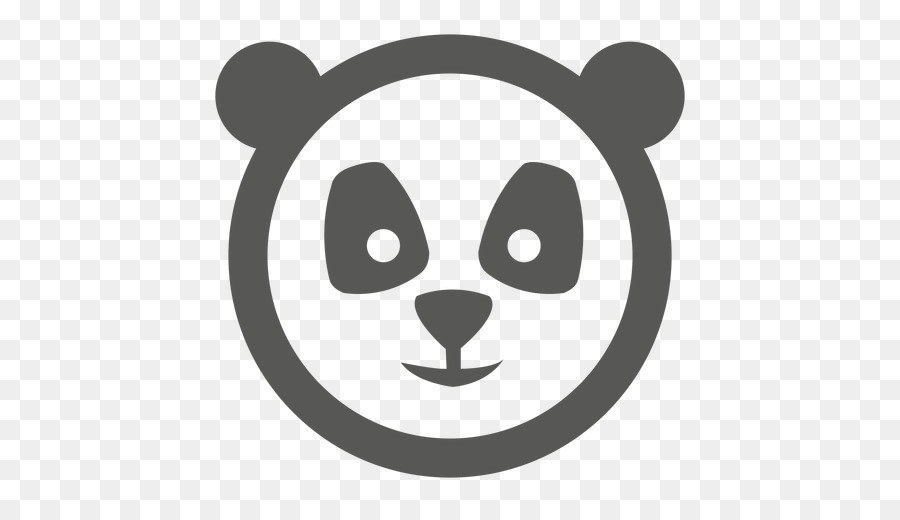 Panda，En Blanco Y Negro PNG