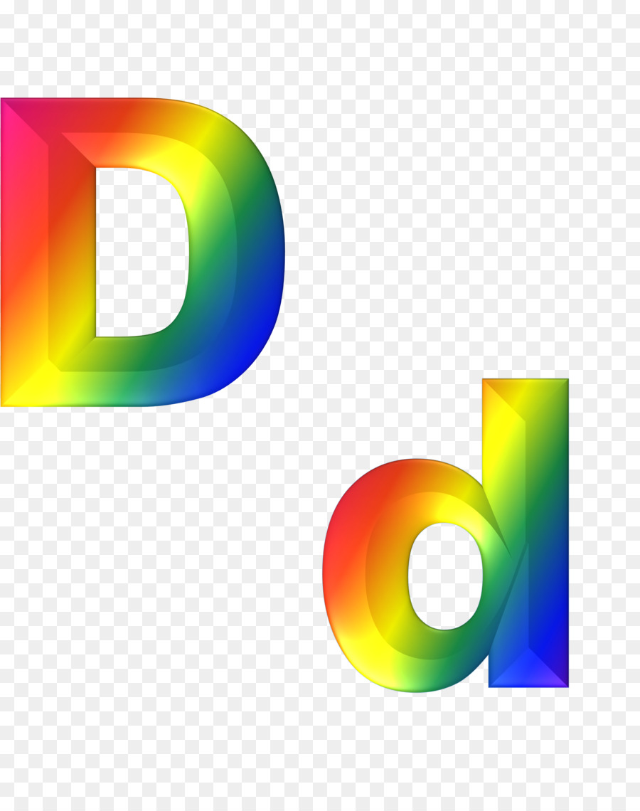 Arcoiris D，Alfabeto PNG