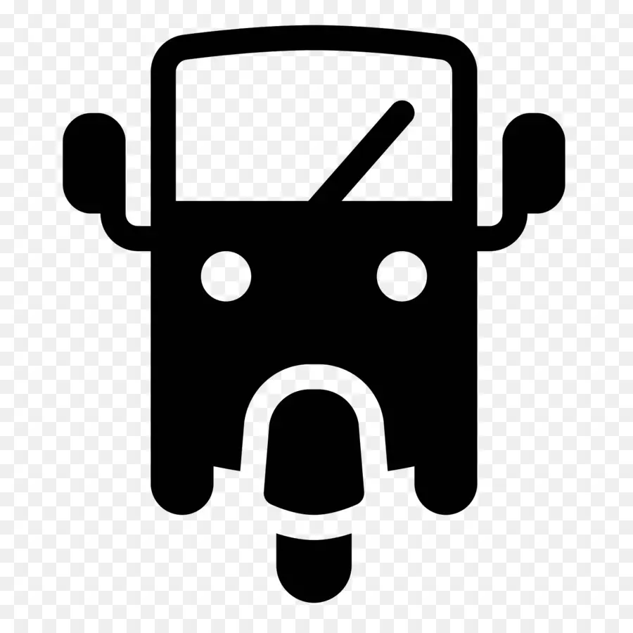 Icono De Auto Rickshaw，Vehículo PNG