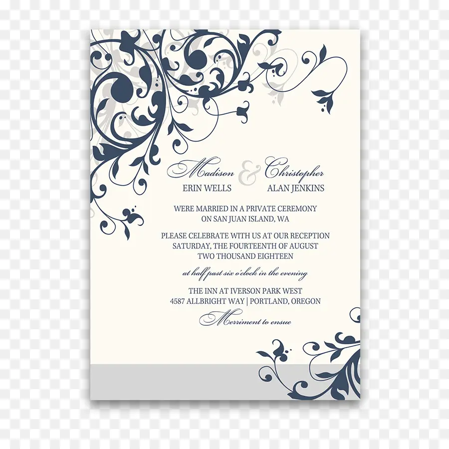 Invitación De Boda，Plantilla PNG