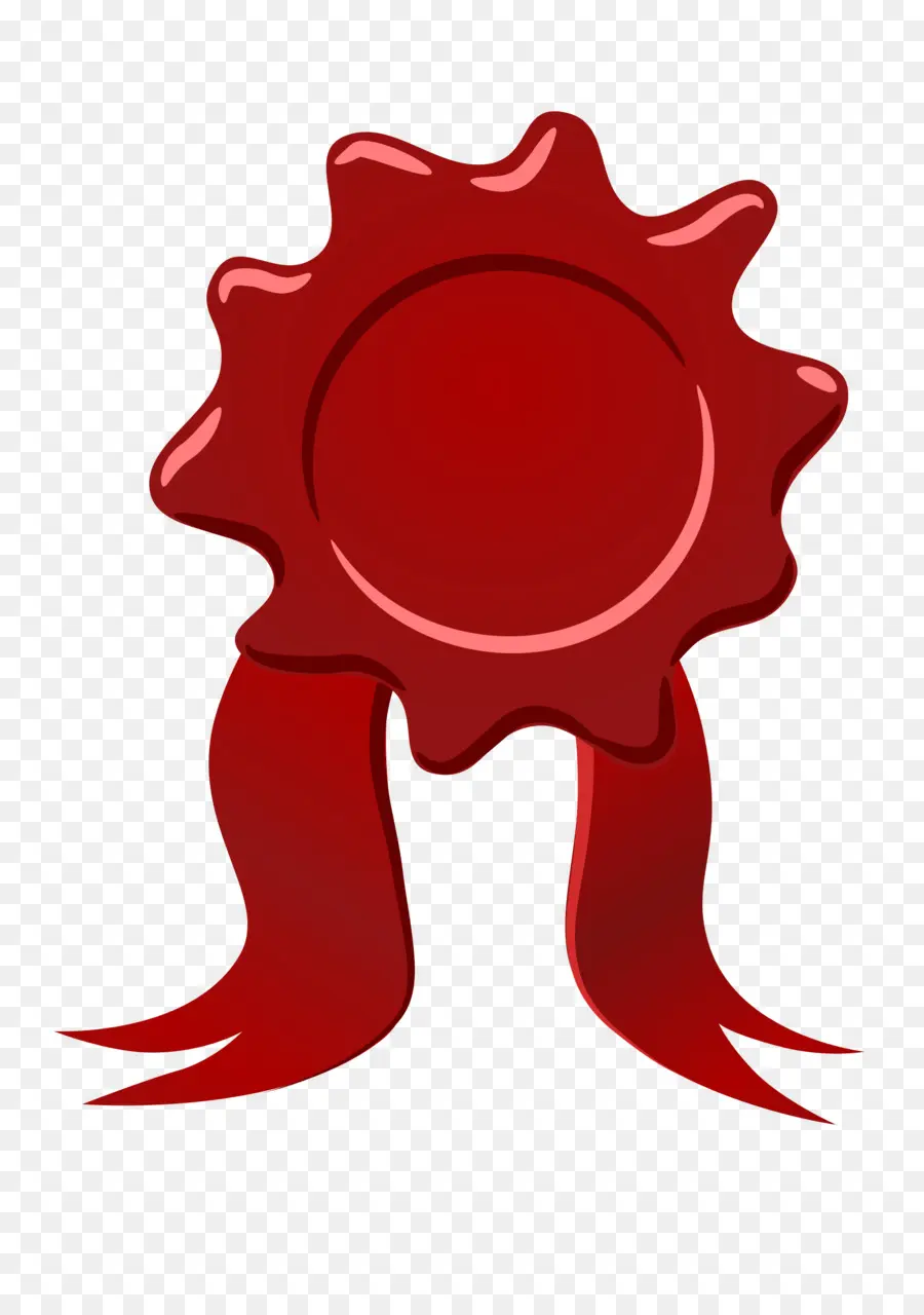 Sello De Cera Roja，Estampilla PNG