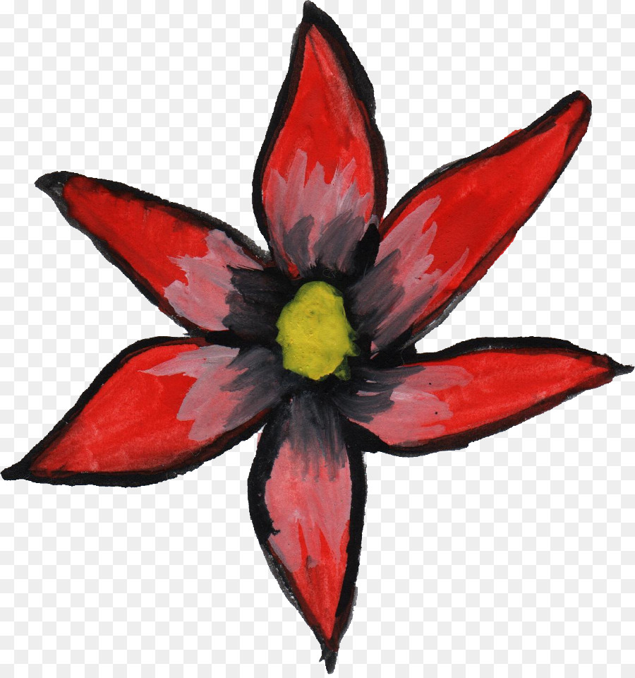 Flor，Pintura A La Acuarela PNG