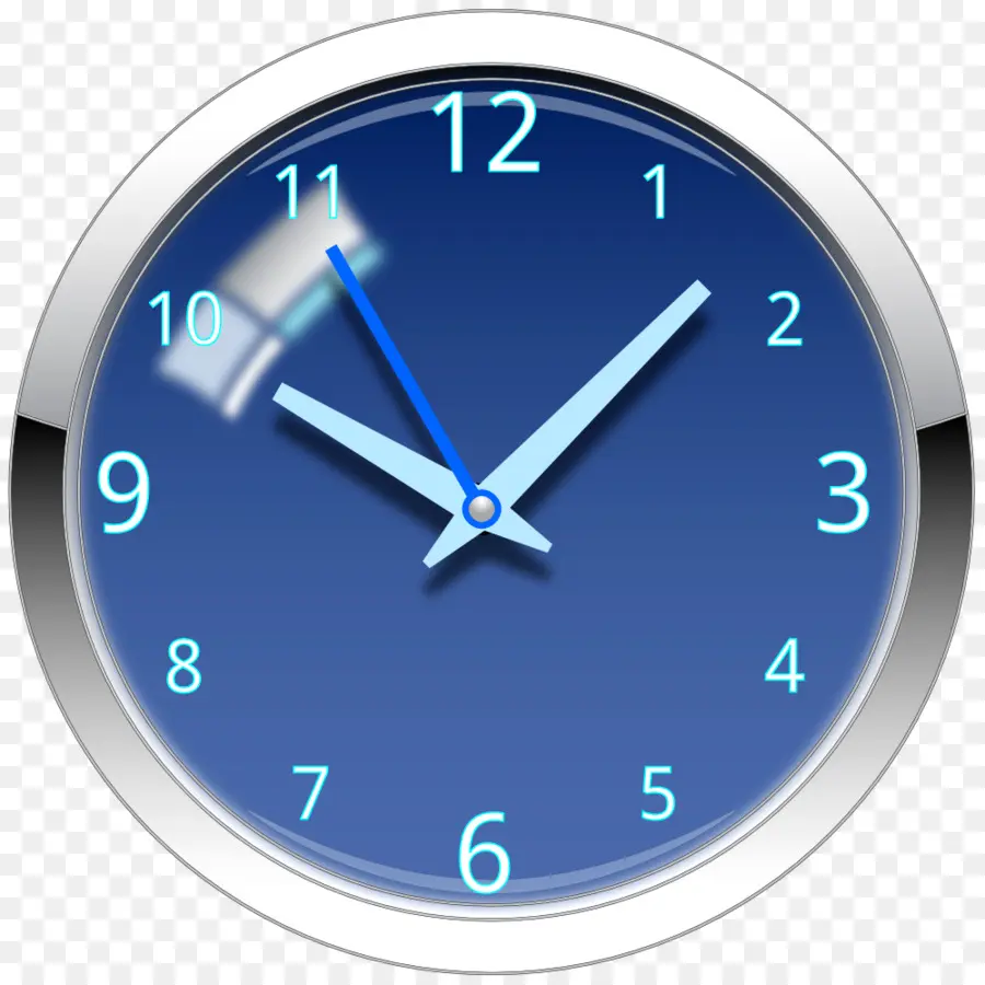 Reloj Azul，Tiempo PNG