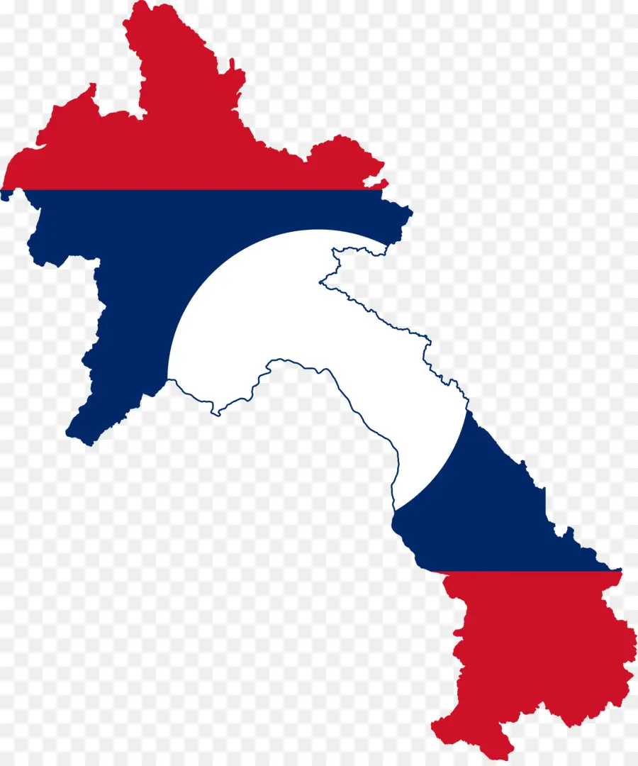 Mapa De Laos，País PNG