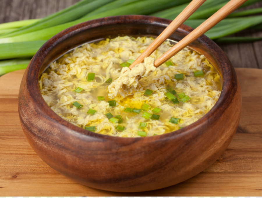 Sopa De Huevo Caída，La Cocina China PNG