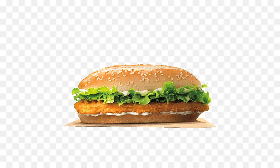 Whopper，Sándwich De Pollo PNG