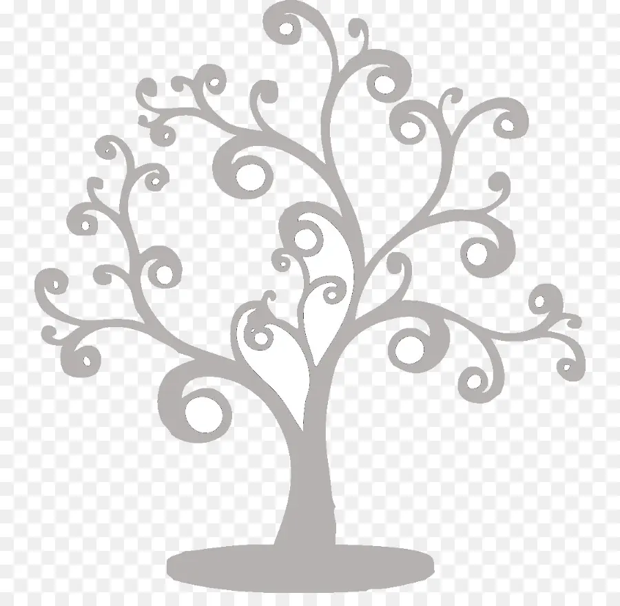 árbol Decorativo，Remolinos PNG