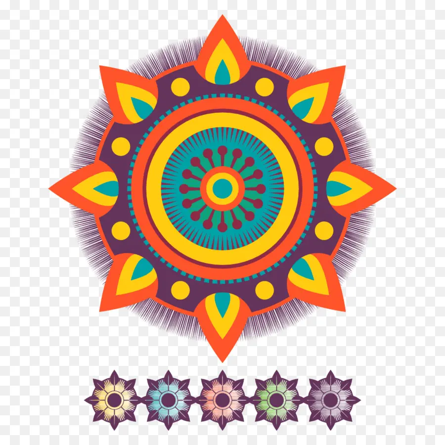 Mandala，Llama PNG