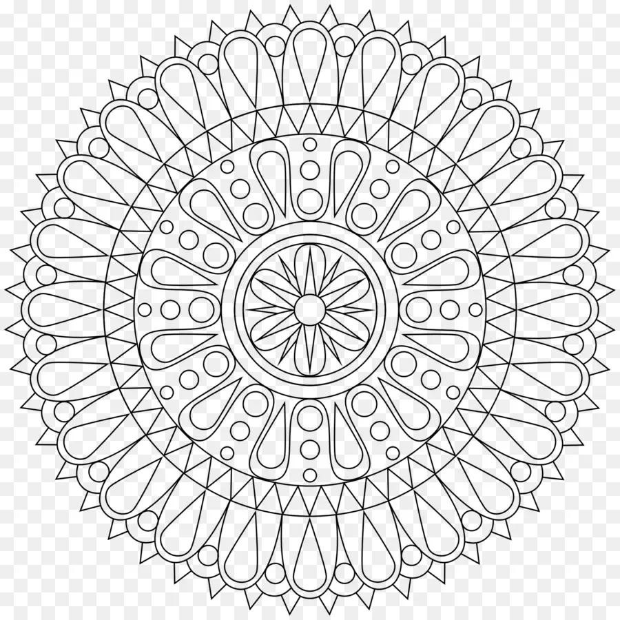 Mandala，Diseño PNG