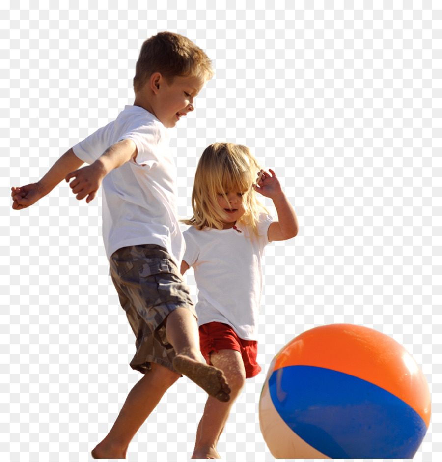 Niños Jugando Con Pelota De Playa，Jugar PNG