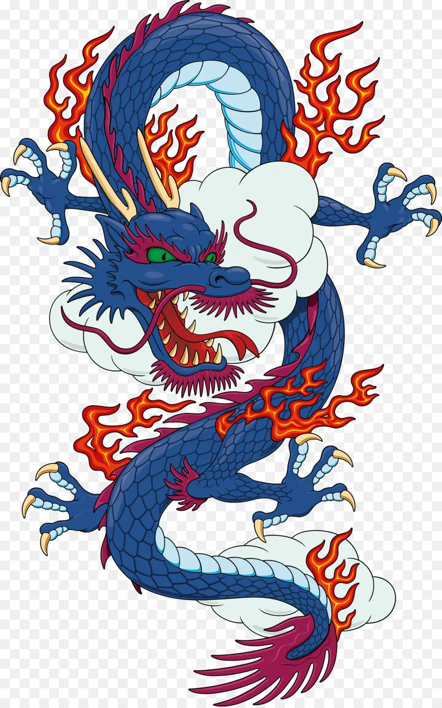 China，Dragón PNG