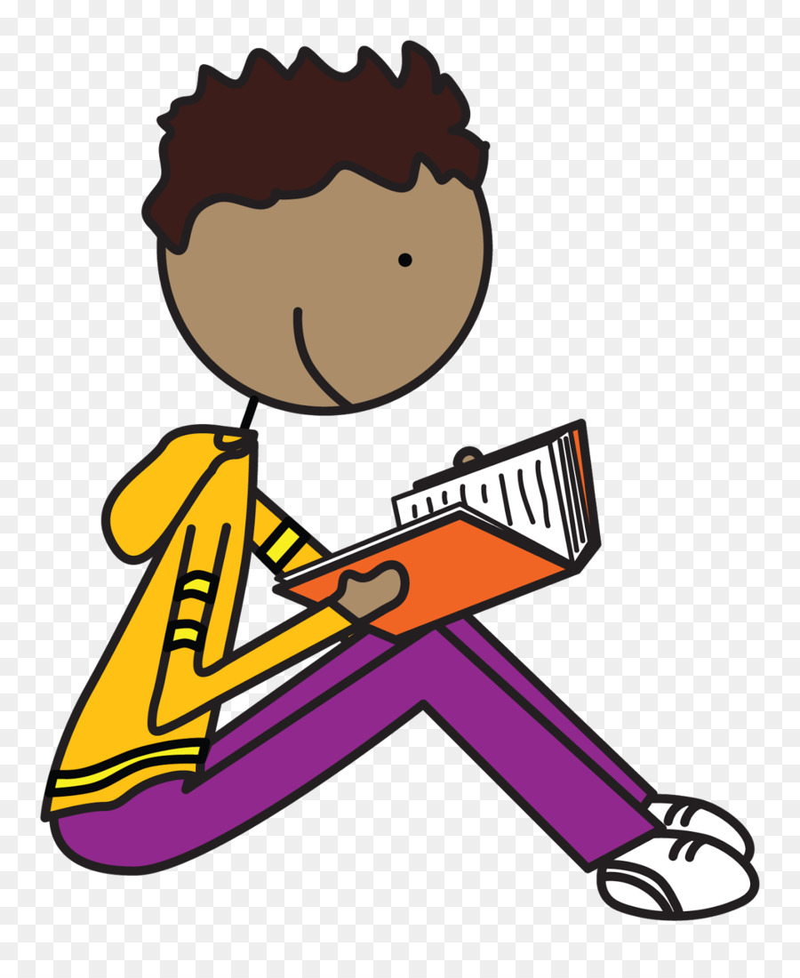 Niño Leyendo，Libro PNG