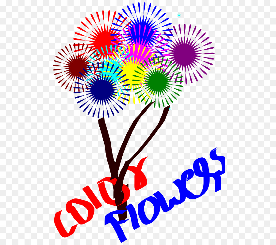 Flores Coloridas，Arte PNG