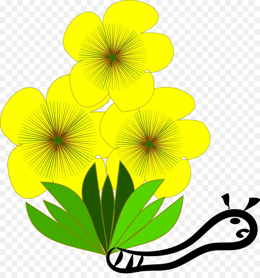 Flor，Amarillo PNG