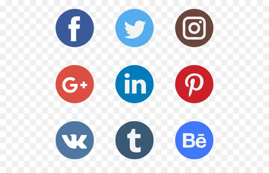 Iconos De Redes Sociales，Redes PNG