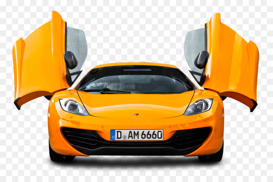 Coche Deportivo Naranja，Auto PNG