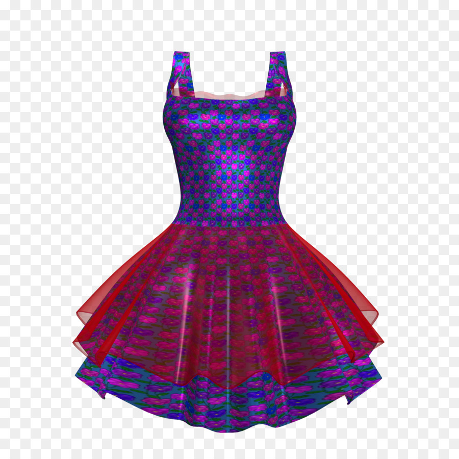 Vestido Colorido，Moda PNG