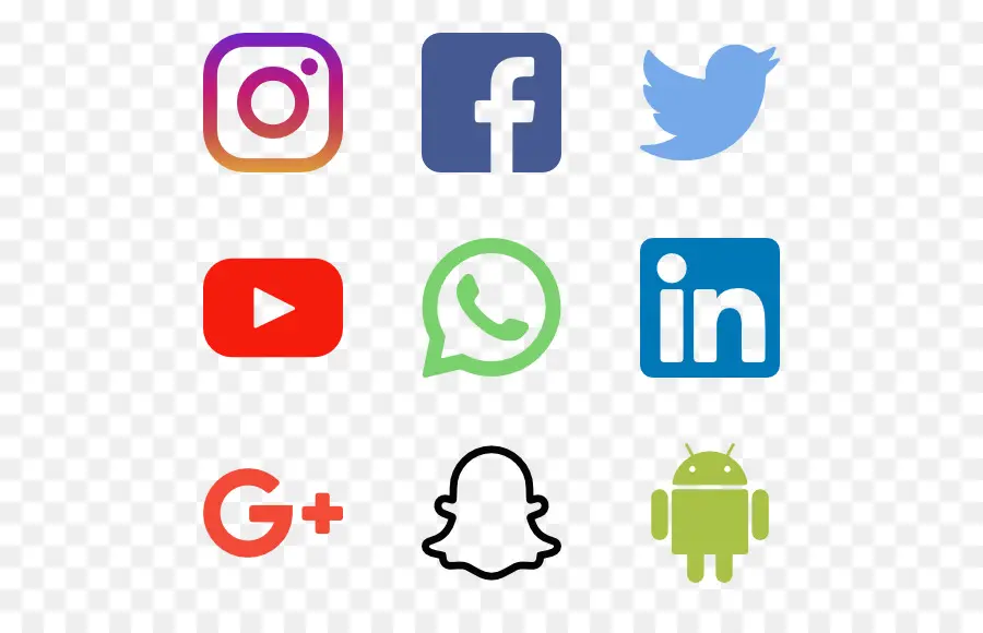 Iconos De Redes Sociales，Redes PNG