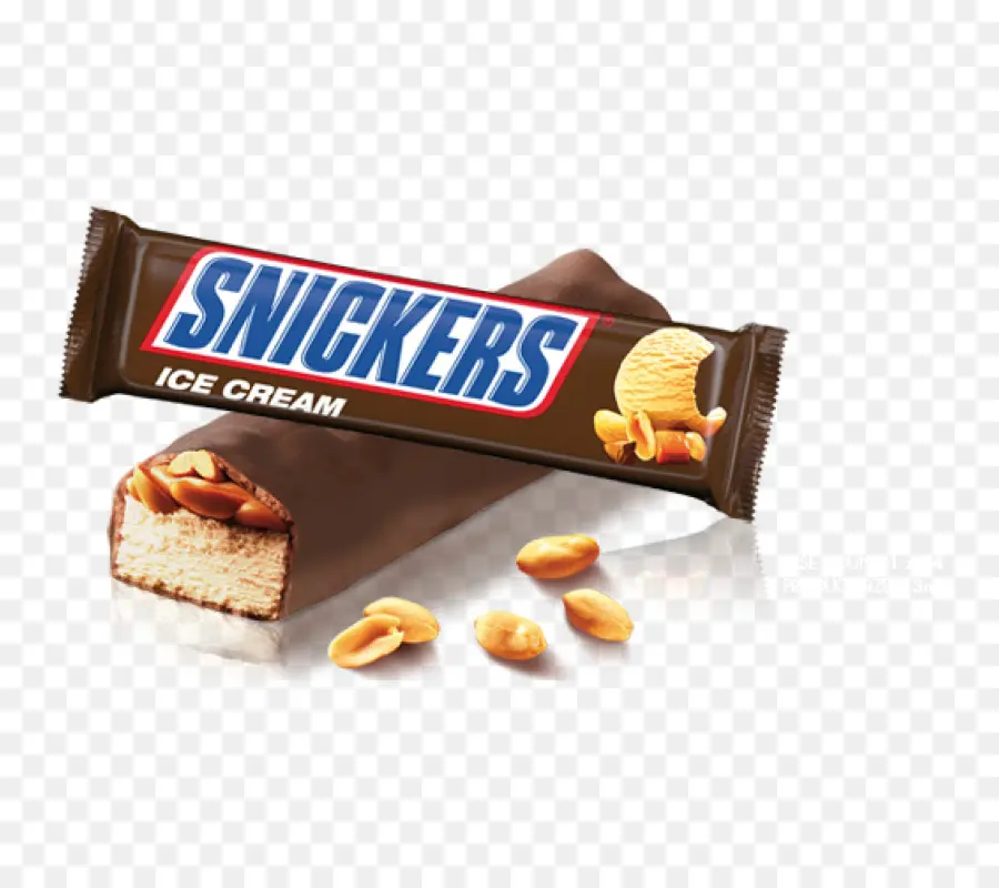 Barra De Helado Snickers，Chocolate PNG