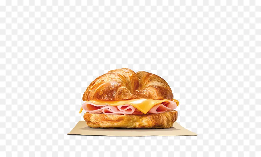 Croissant De Jamón Y Queso，Sándwich PNG