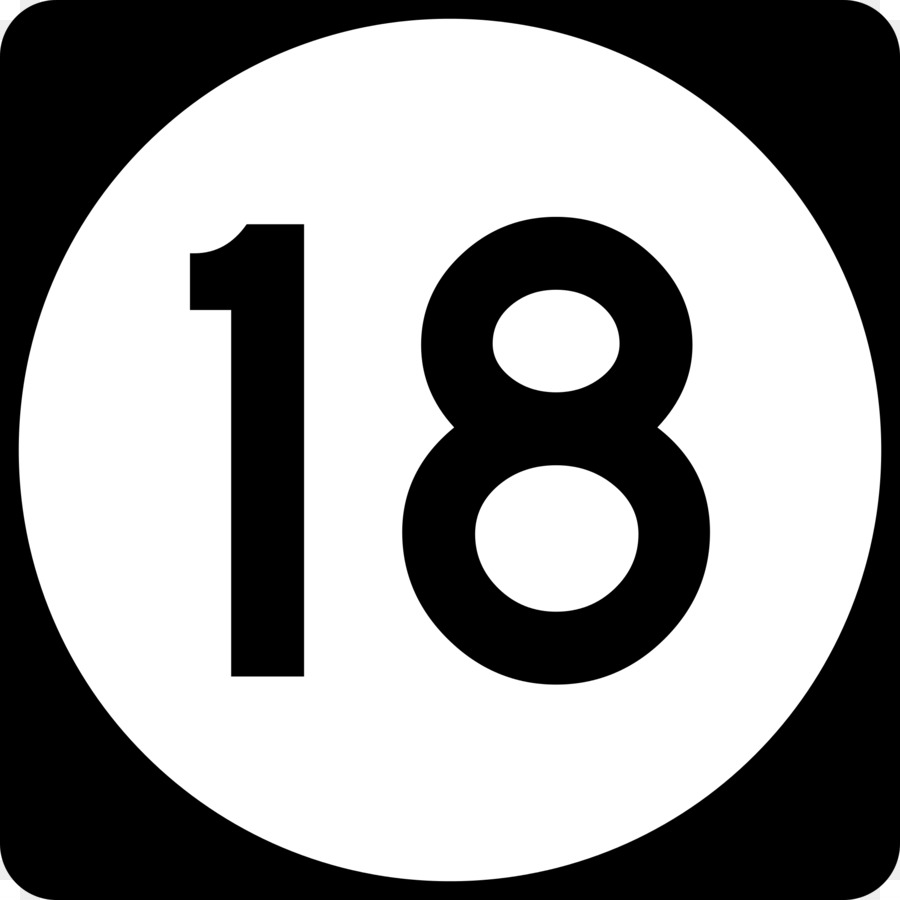 Número 18，Dieciocho PNG