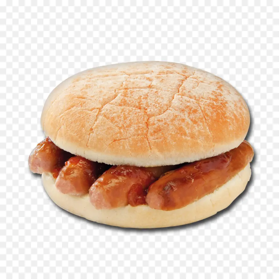 Sándwich De Salchicha，Bollo PNG