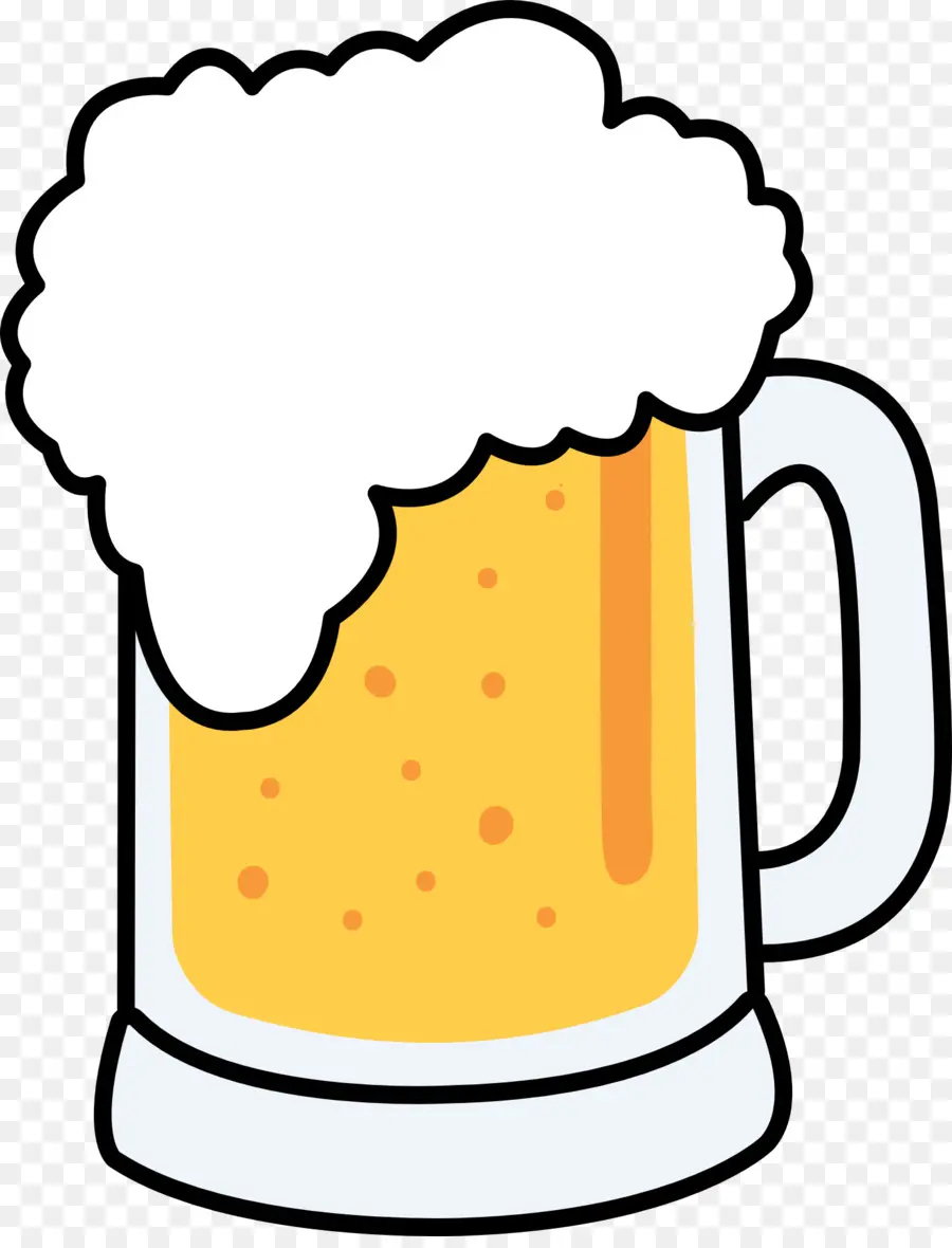 Jarra De Cerveza，Espuma PNG