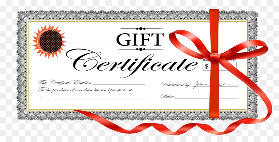 Certificado De Regalo，Vale PNG