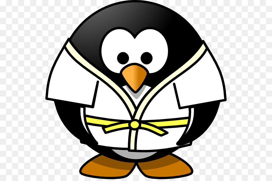 Pingüino En Karate Gi，Artes Marciales PNG