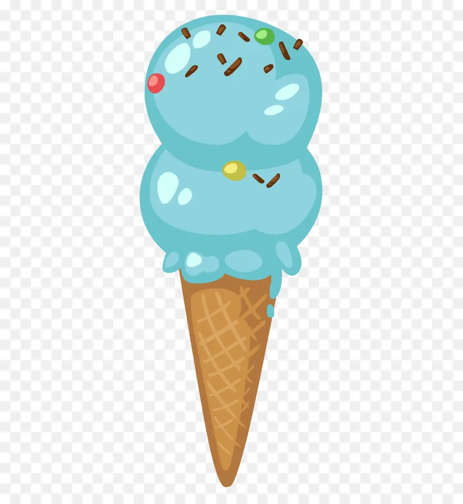 Cono De Helado，Postre PNG