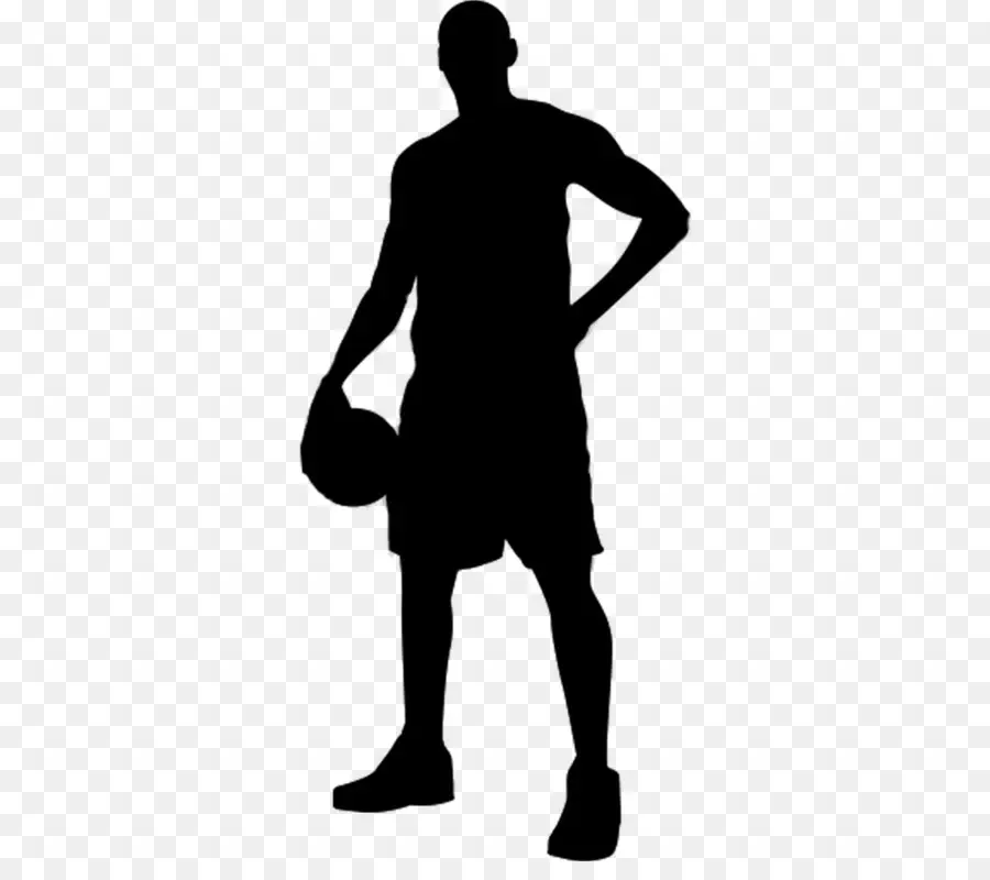 Jugador De Baloncesto，Silueta PNG