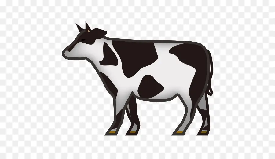Ganado Holstein Friesian，Emoji PNG