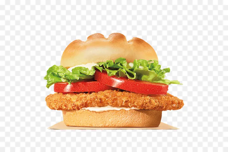 Whopper，Sándwich De Pollo PNG