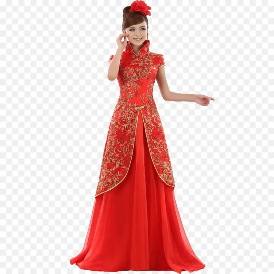 Vestido Rojo，Tradicional PNG