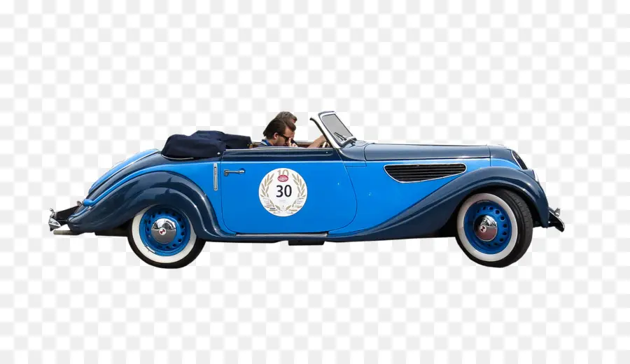 Coche Azul Antiguo，Auto PNG