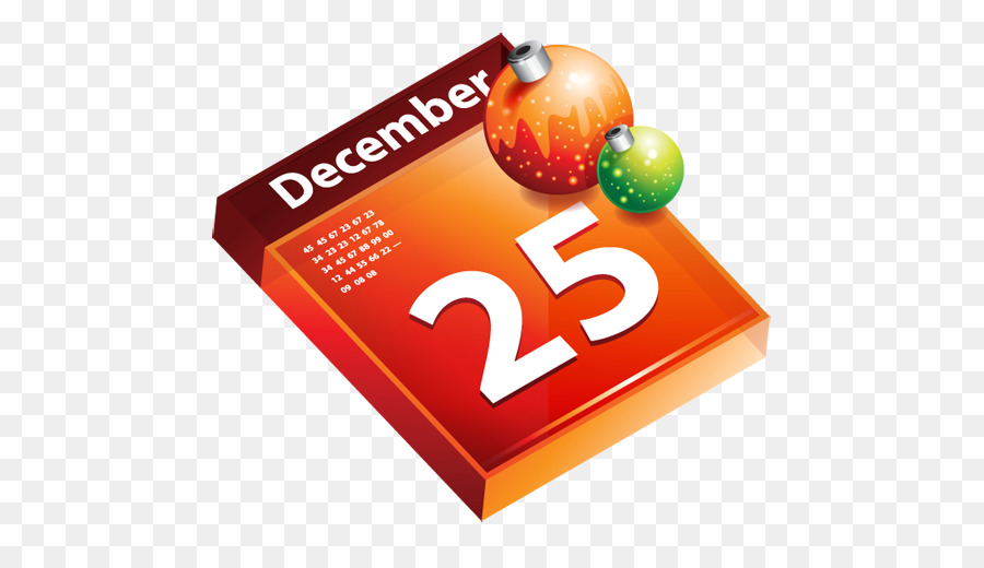 Calendario，25 De Diciembre PNG