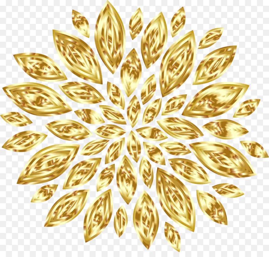 Oro，Flor PNG