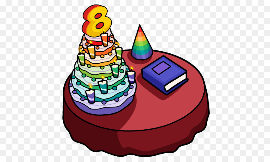 Club Penguin，Pastel De Cumpleaños PNG